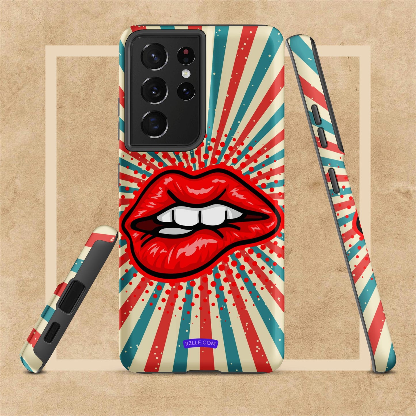 Pop Culture Art Lip Bite Tough case for Samsung®