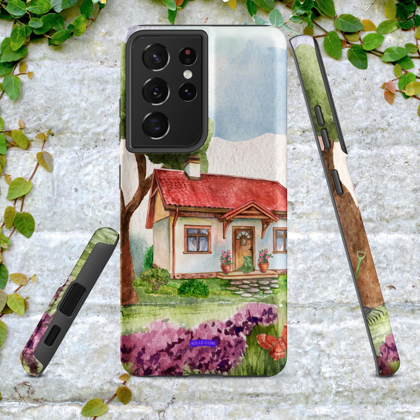 House Painting In Watercolor Tough case for Samsung®