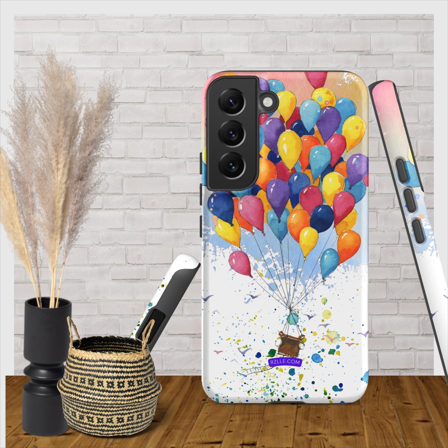 Colorful Balloons In Watercolor Samsung® Galaxy Clear Phone