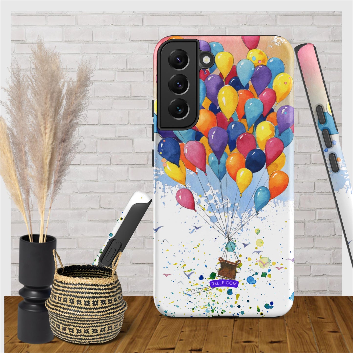 Colorful Balloons In Watercolor Samsung® Galaxy Clear Phone