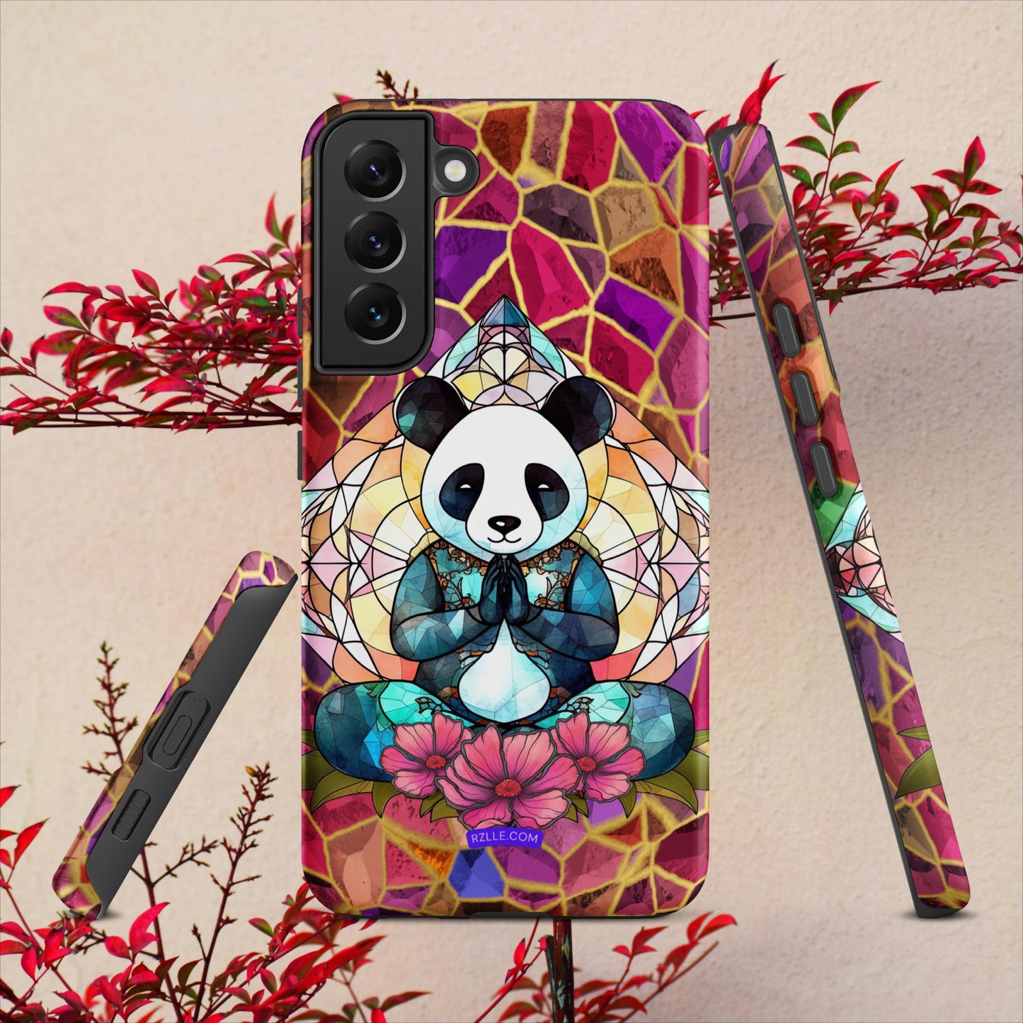 Stained Glass Zen Panda Tough case for Samsung®