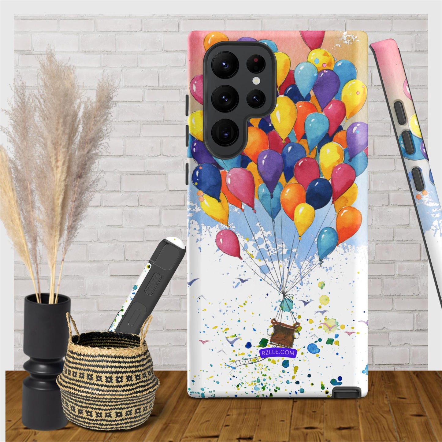 Colorful Balloons In Watercolor Samsung® Galaxy Clear Phone