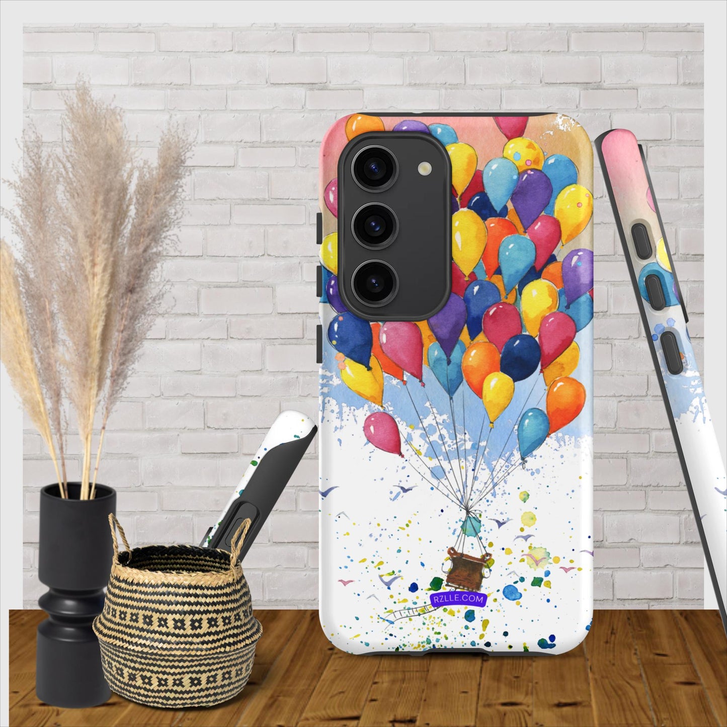 Colorful Balloons In Watercolor Samsung® Galaxy Clear Phone