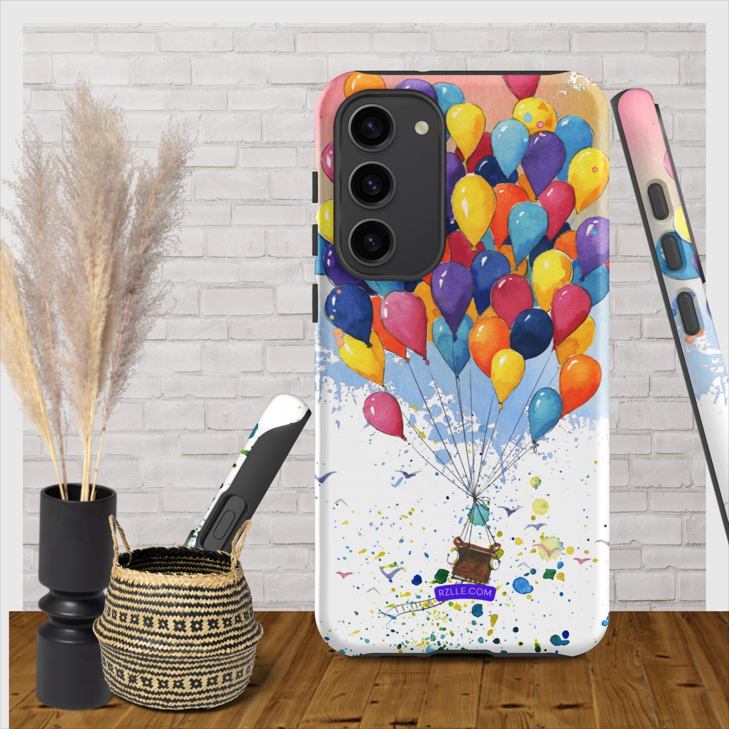 Colorful Balloons In Watercolor Samsung® Galaxy Clear Phone