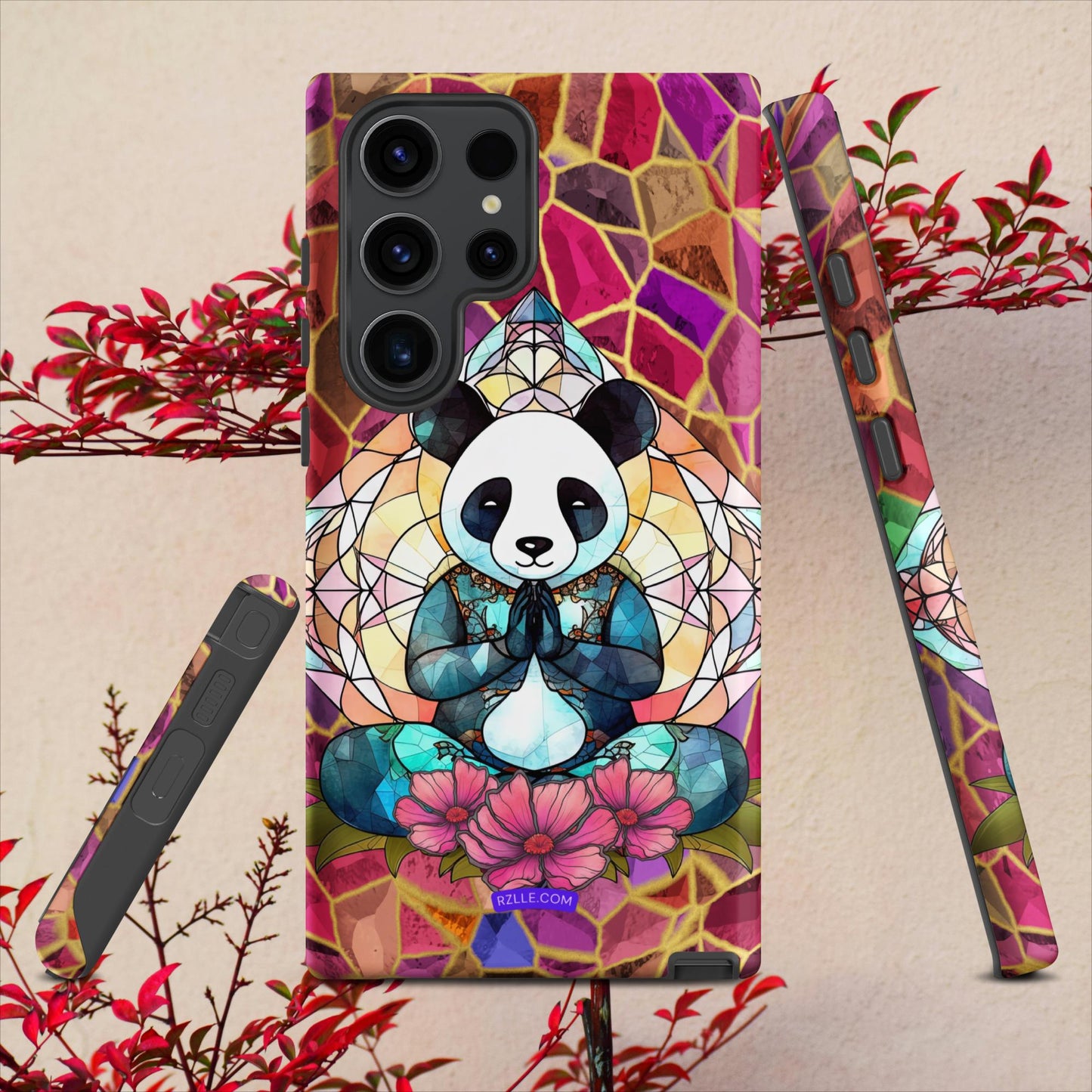 Stained Glass Zen Panda Tough case for Samsung®