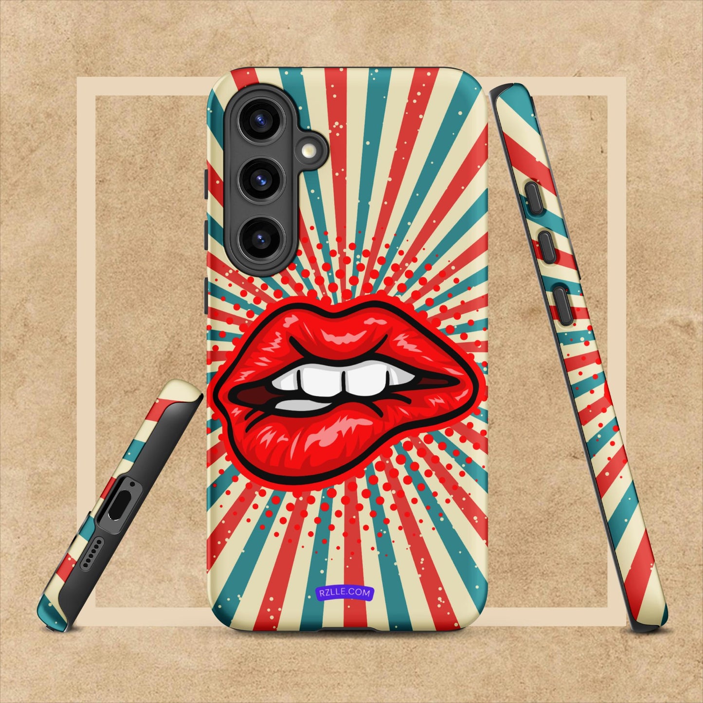 Pop Culture Art Lip Bite Tough case for Samsung®