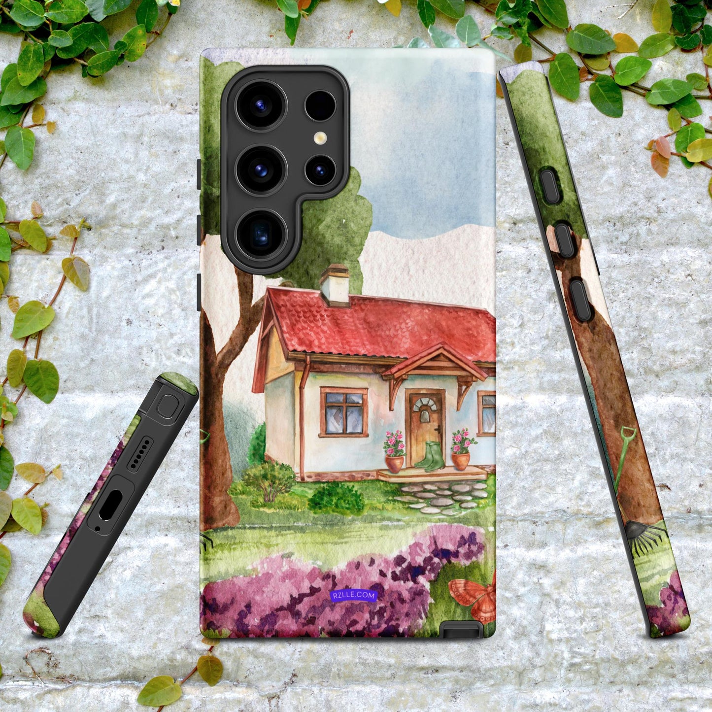 House Painting In Watercolor Tough case for Samsung®