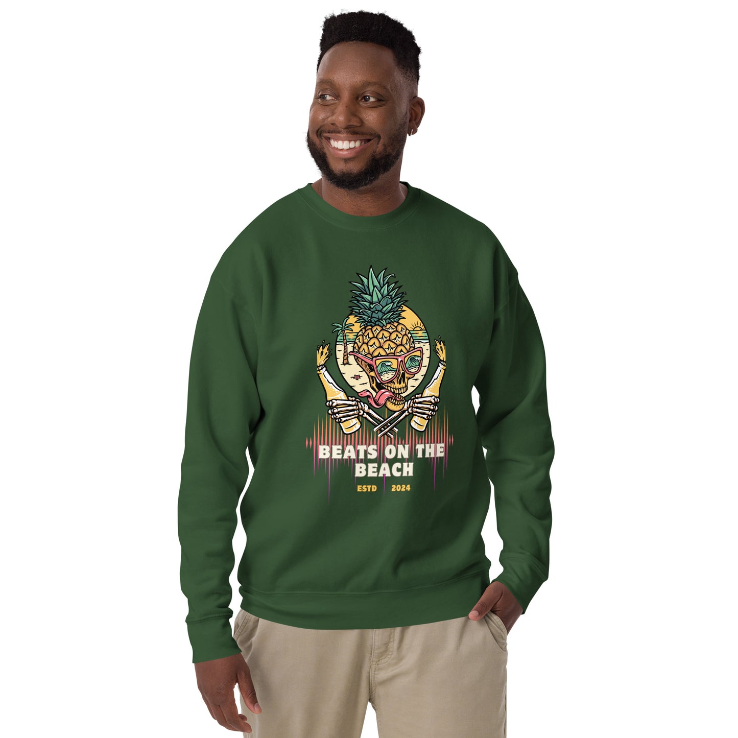 Beats On The Beach Unisex Premium Sweatshirt