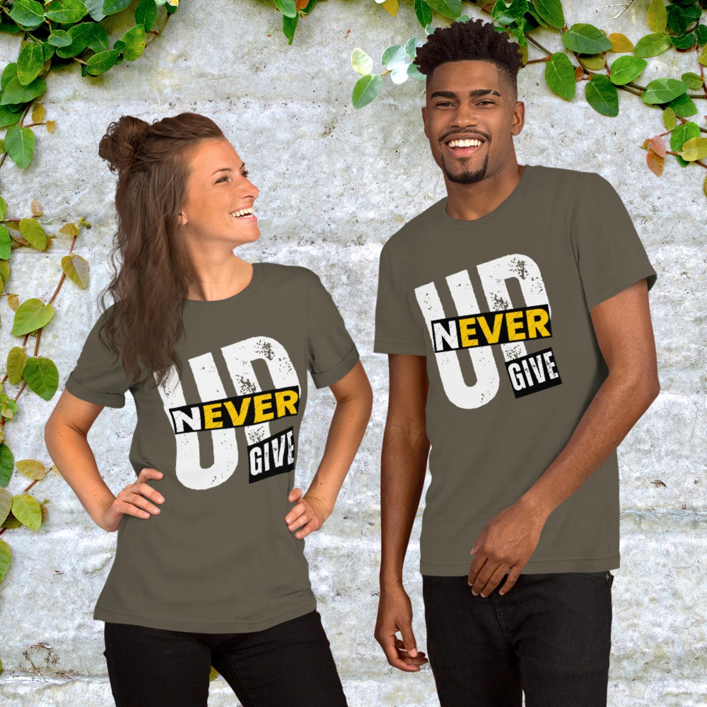 Never Give Up Unisex t-shirt