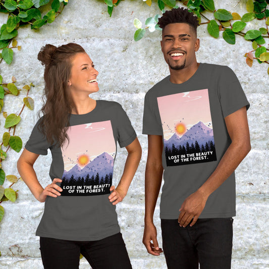 Lost In The Beauty of The Forest Unisex t-shirt