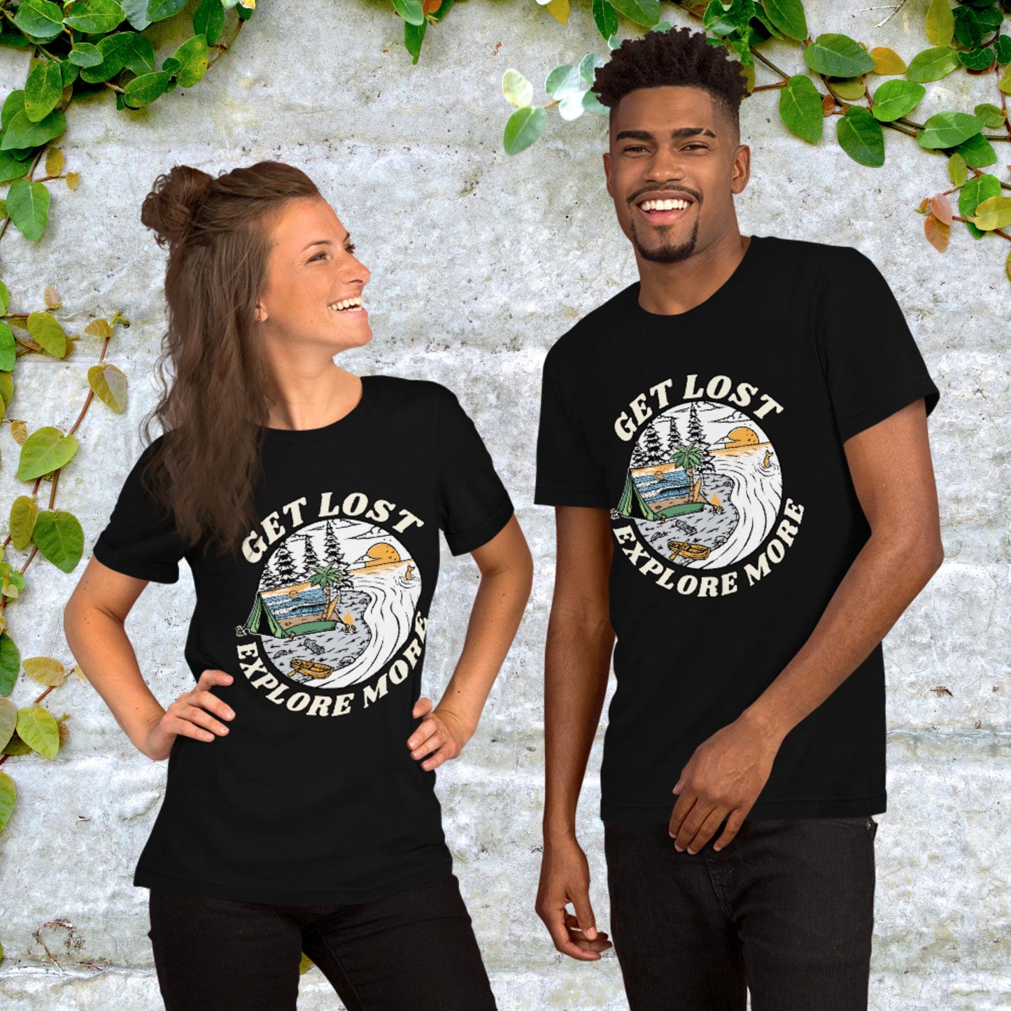 Get Lost Explore More Unisex t-shirt