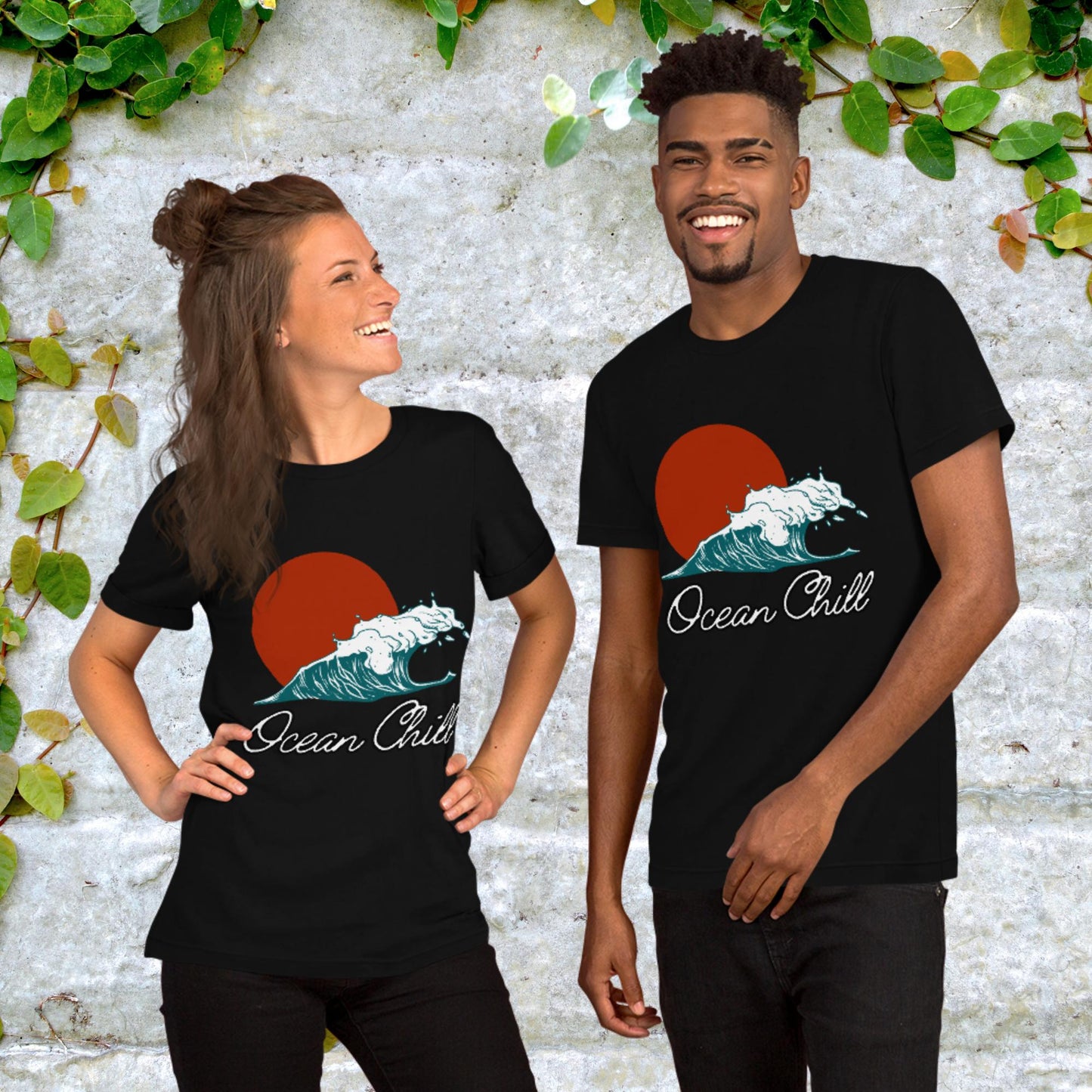 Ocean Chill with Waves Unisex t-shirt