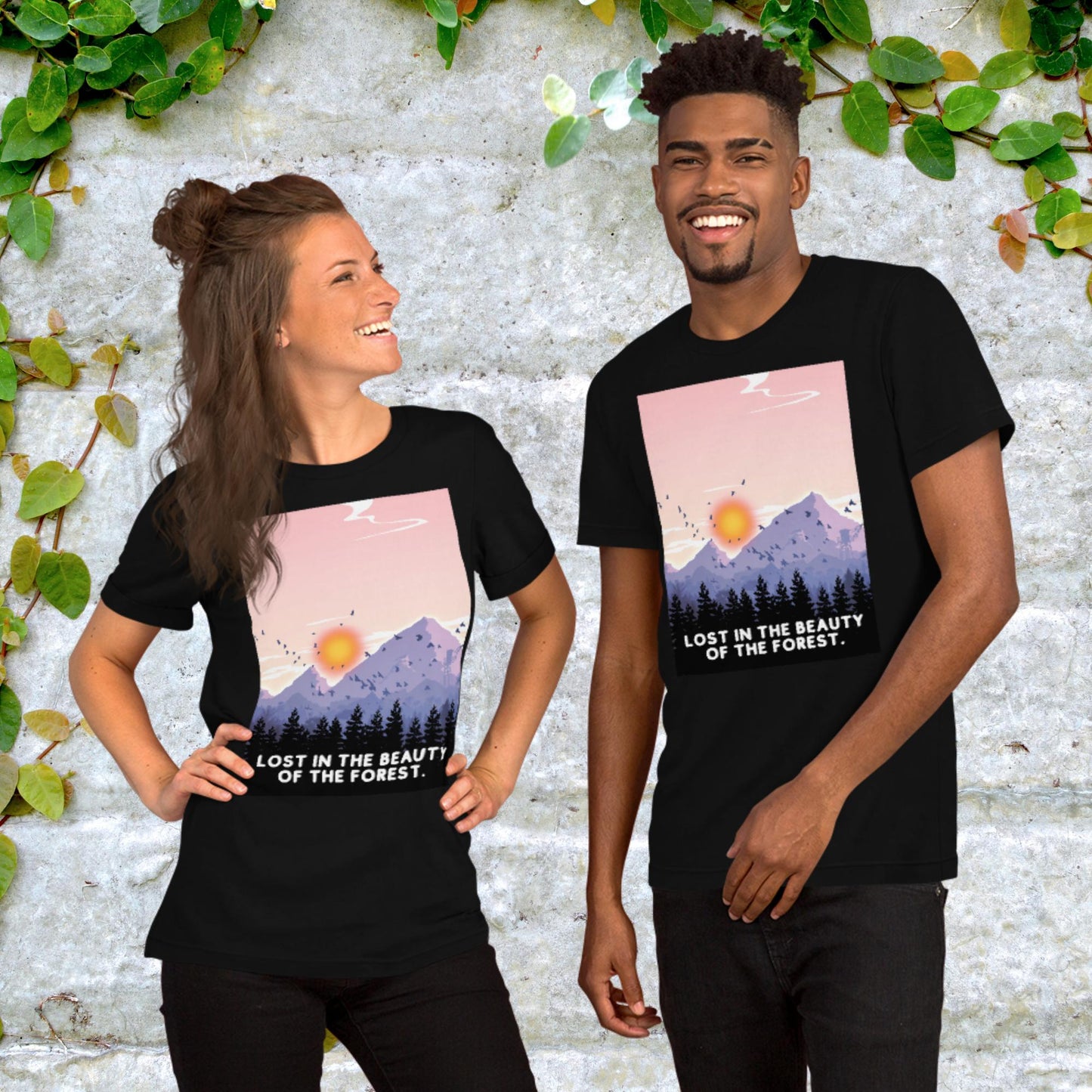 Lost In The Beauty of The Forest Unisex t-shirt