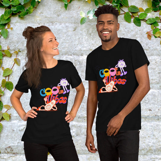 Colorful Cool Vibes Unisex t-shirt