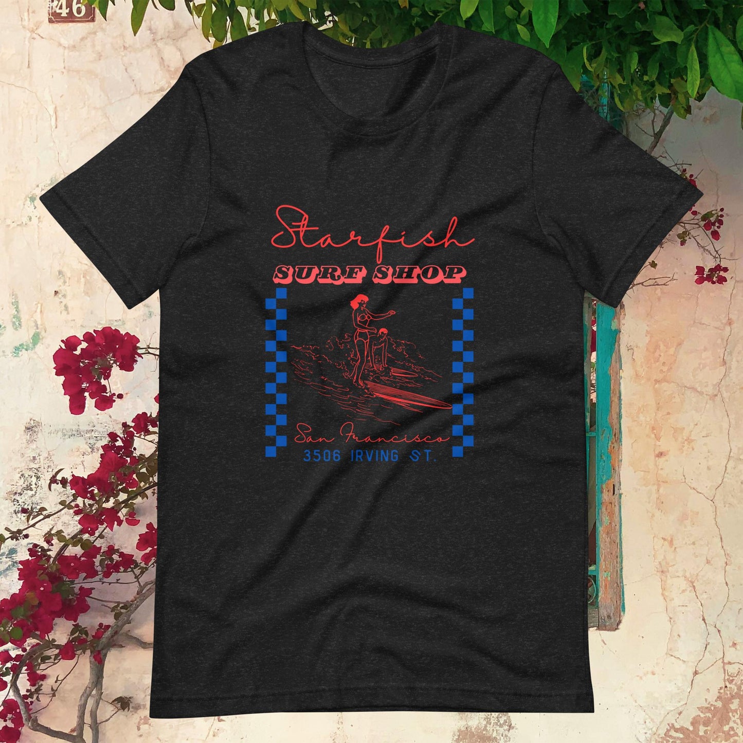 Starfish Surf Shop Vintage Unisex t-shirt