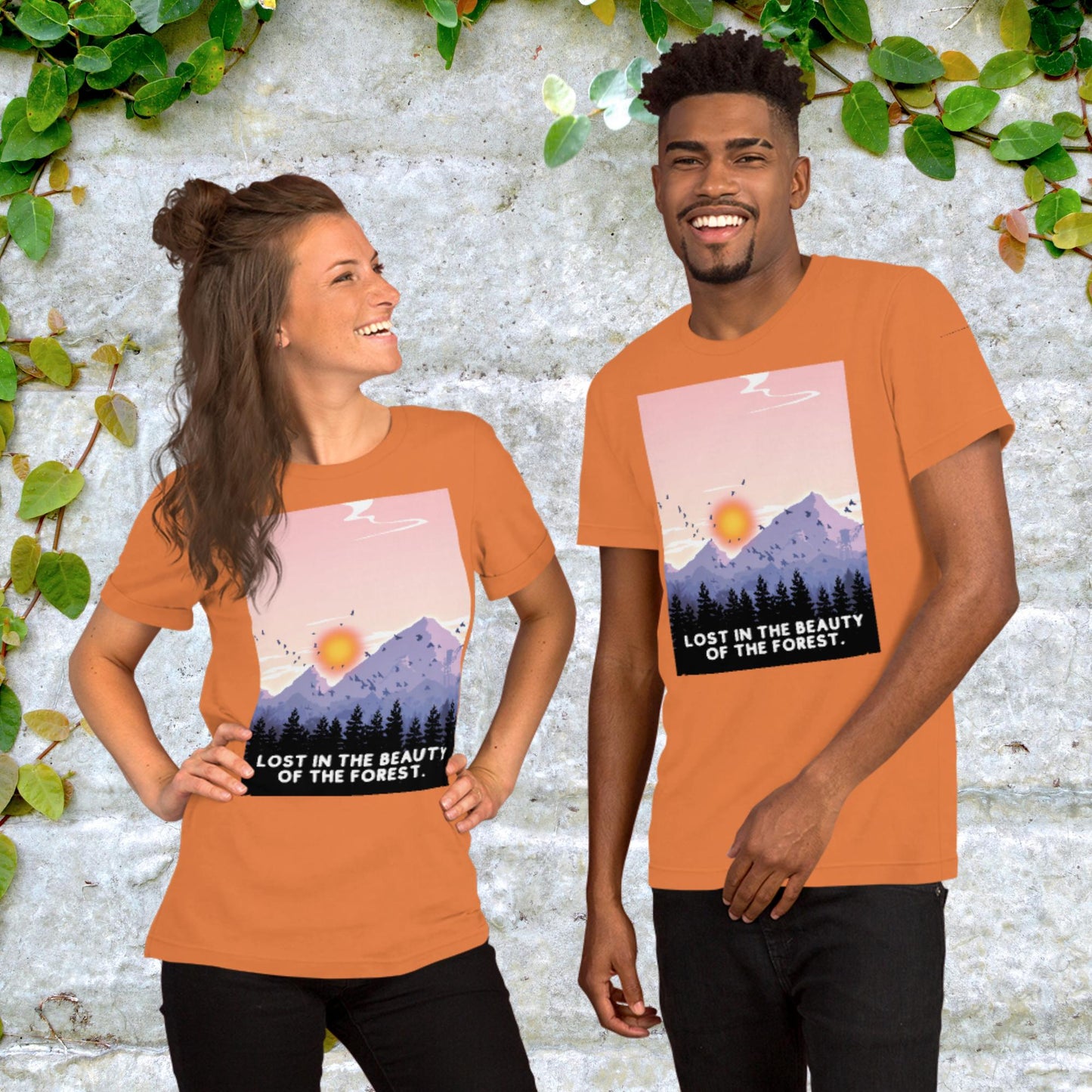 Lost In The Beauty of The Forest Unisex t-shirt