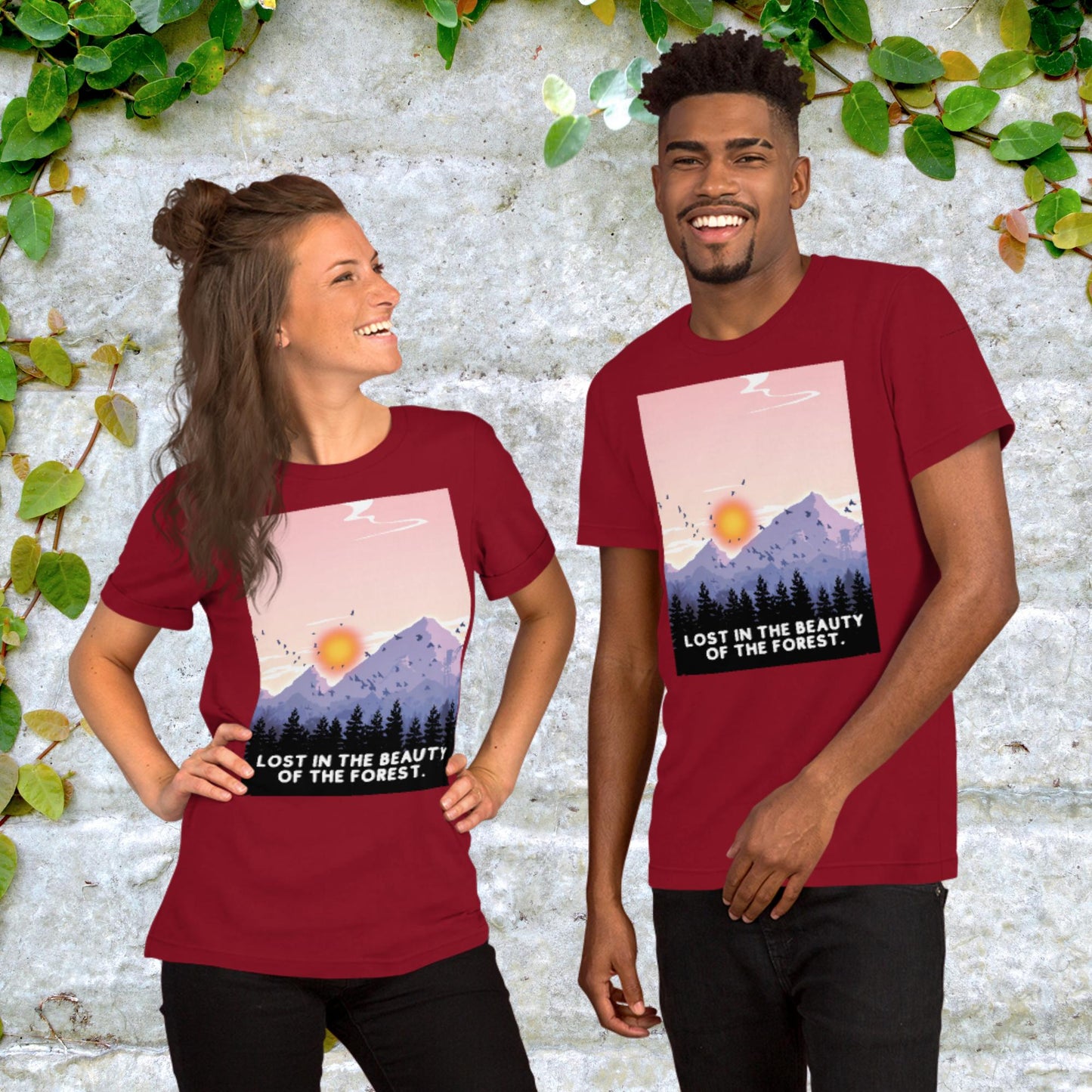 Lost In The Beauty of The Forest Unisex t-shirt