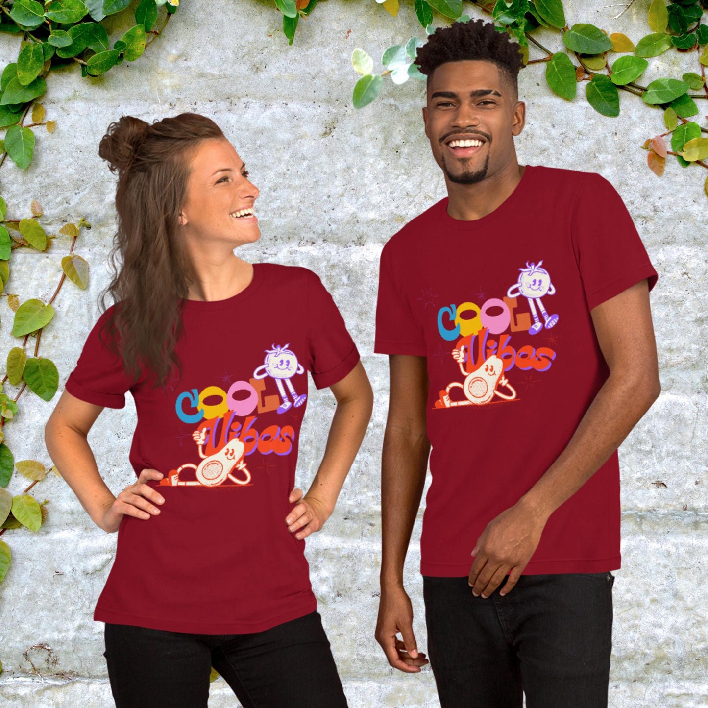 Colorful Cool Vibes Unisex t-shirt