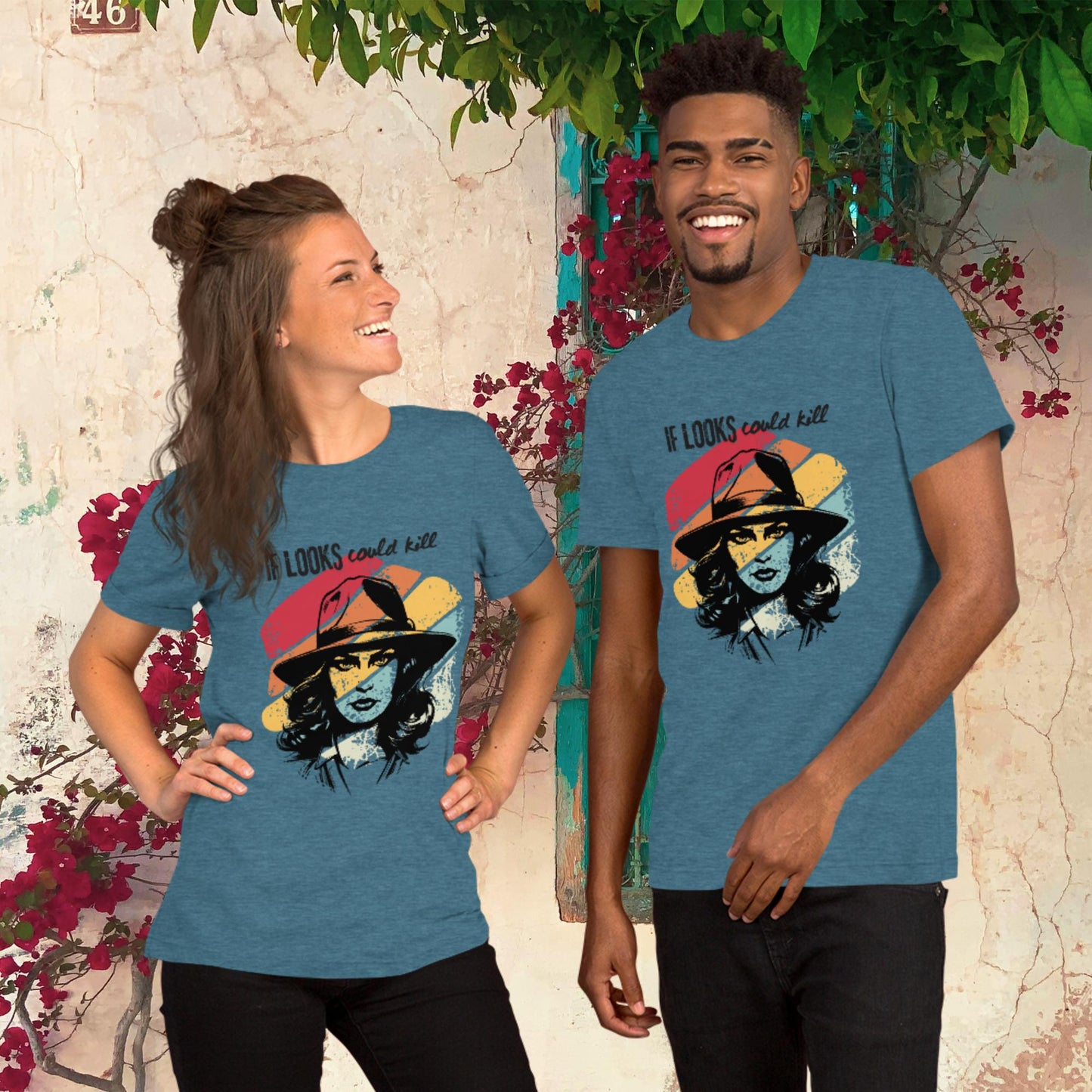 If Looks Could Kill Vintage Unisex t-shirt