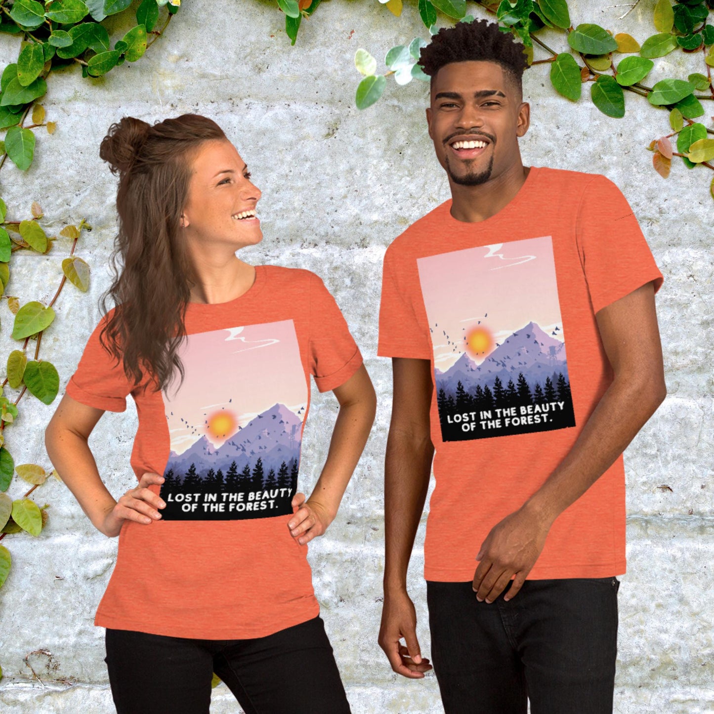 Lost In The Beauty of The Forest Unisex t-shirt