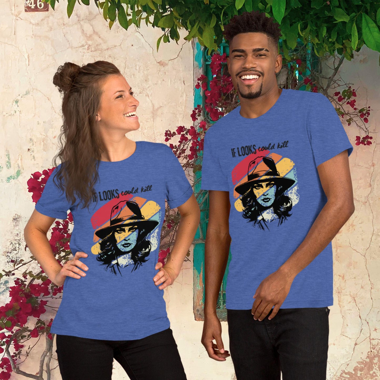 If Looks Could Kill Vintage Unisex t-shirt