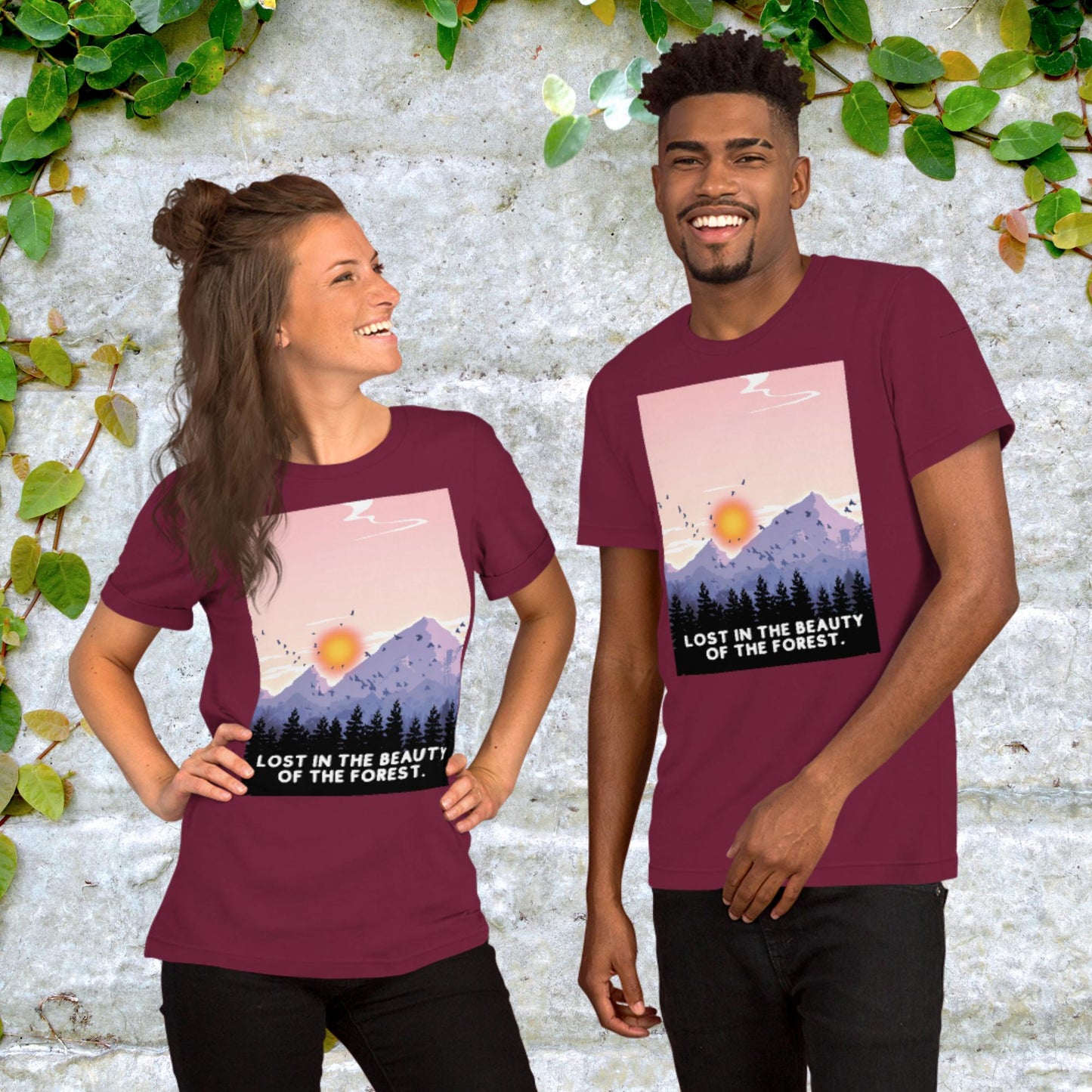 Lost In The Beauty of The Forest Unisex t-shirt