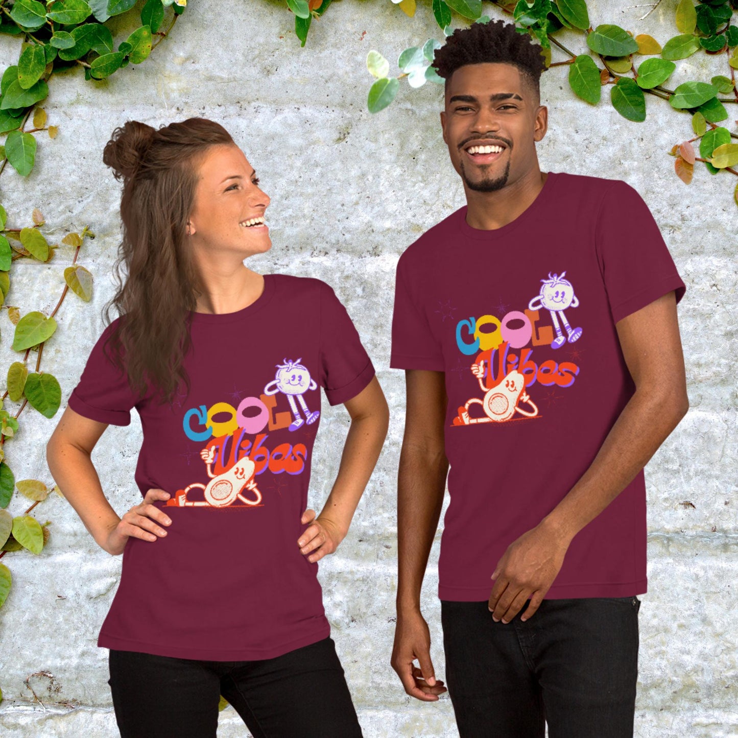 Colorful Cool Vibes Unisex t-shirt