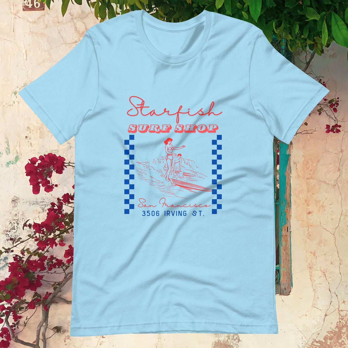 Starfish Surf Shop Vintage Unisex t-shirt