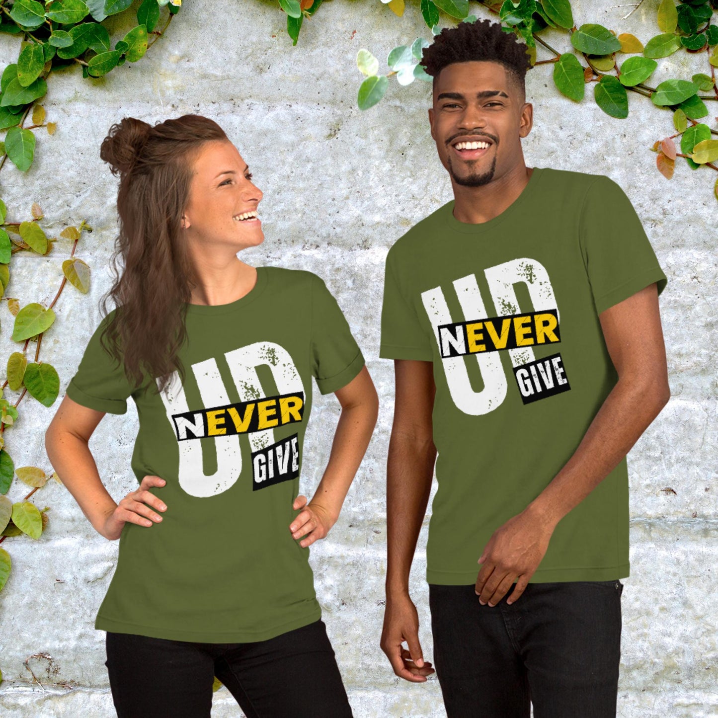 Never Give Up Unisex t-shirt