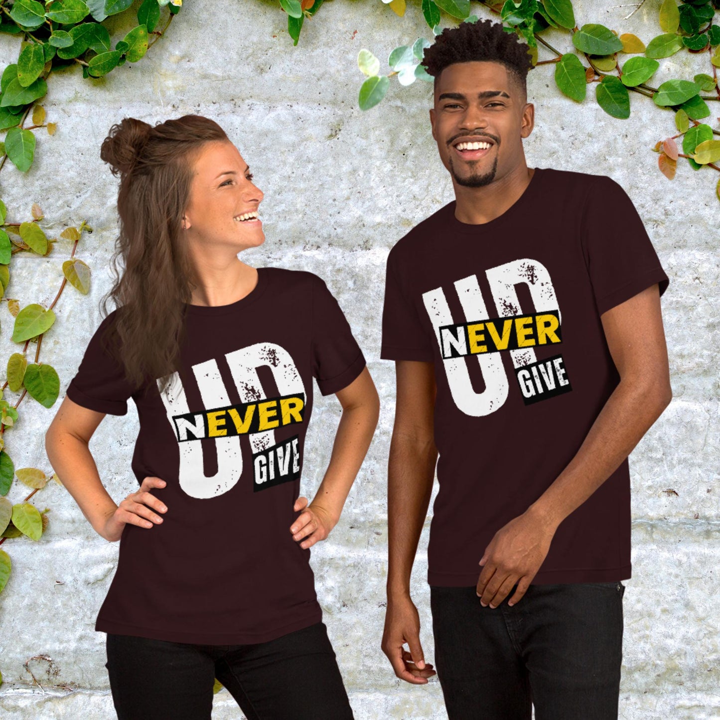 Never Give Up Unisex t-shirt