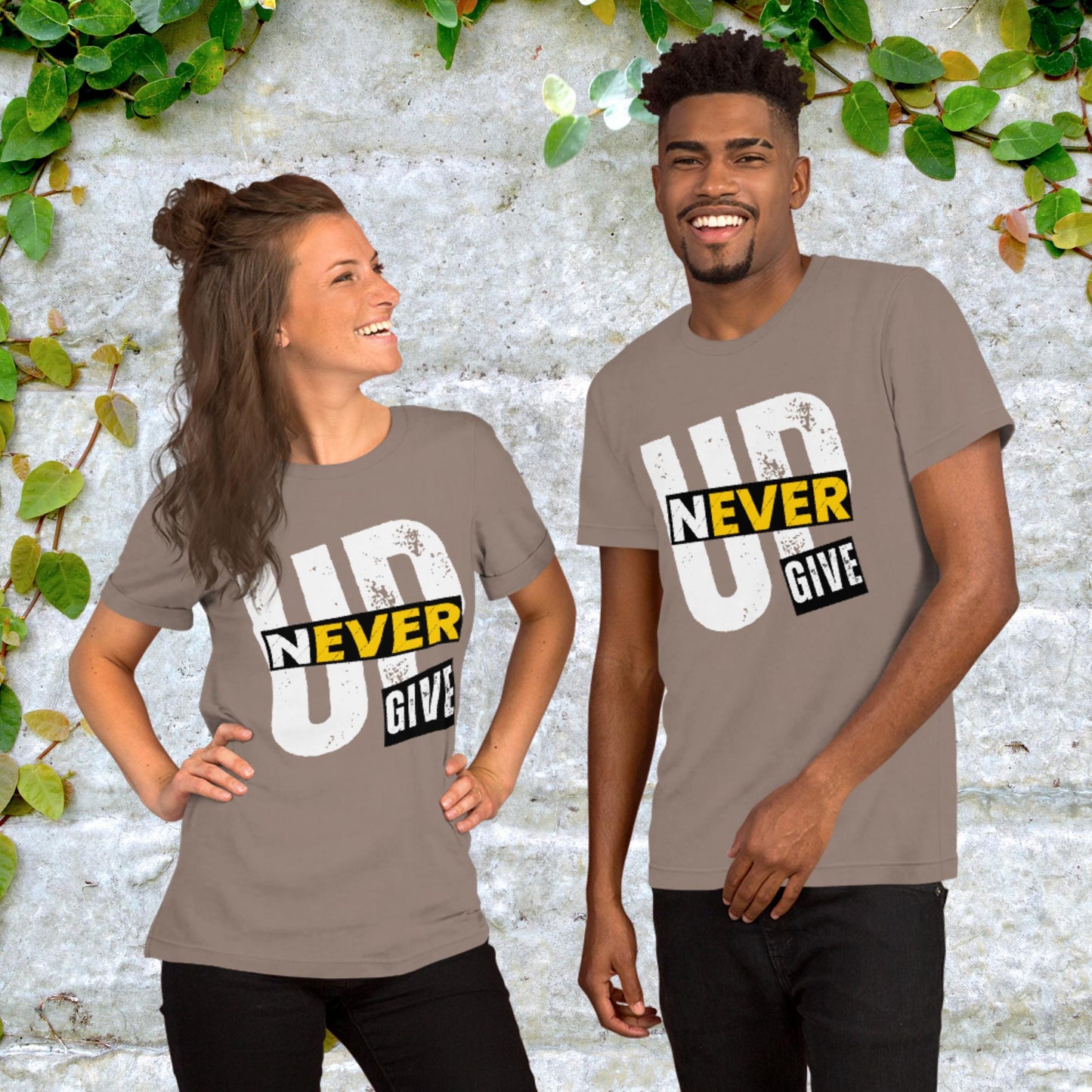 Never Give Up Unisex t-shirt