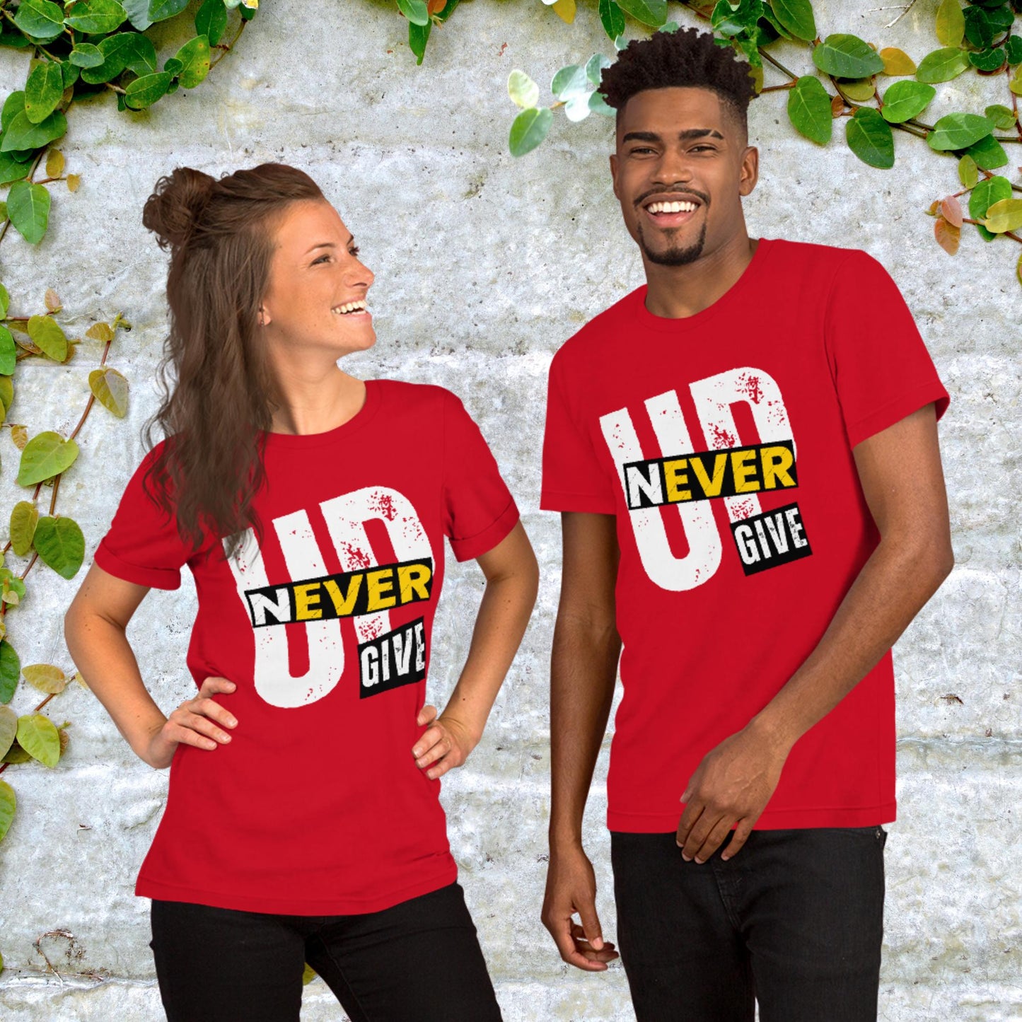 Never Give Up Unisex t-shirt