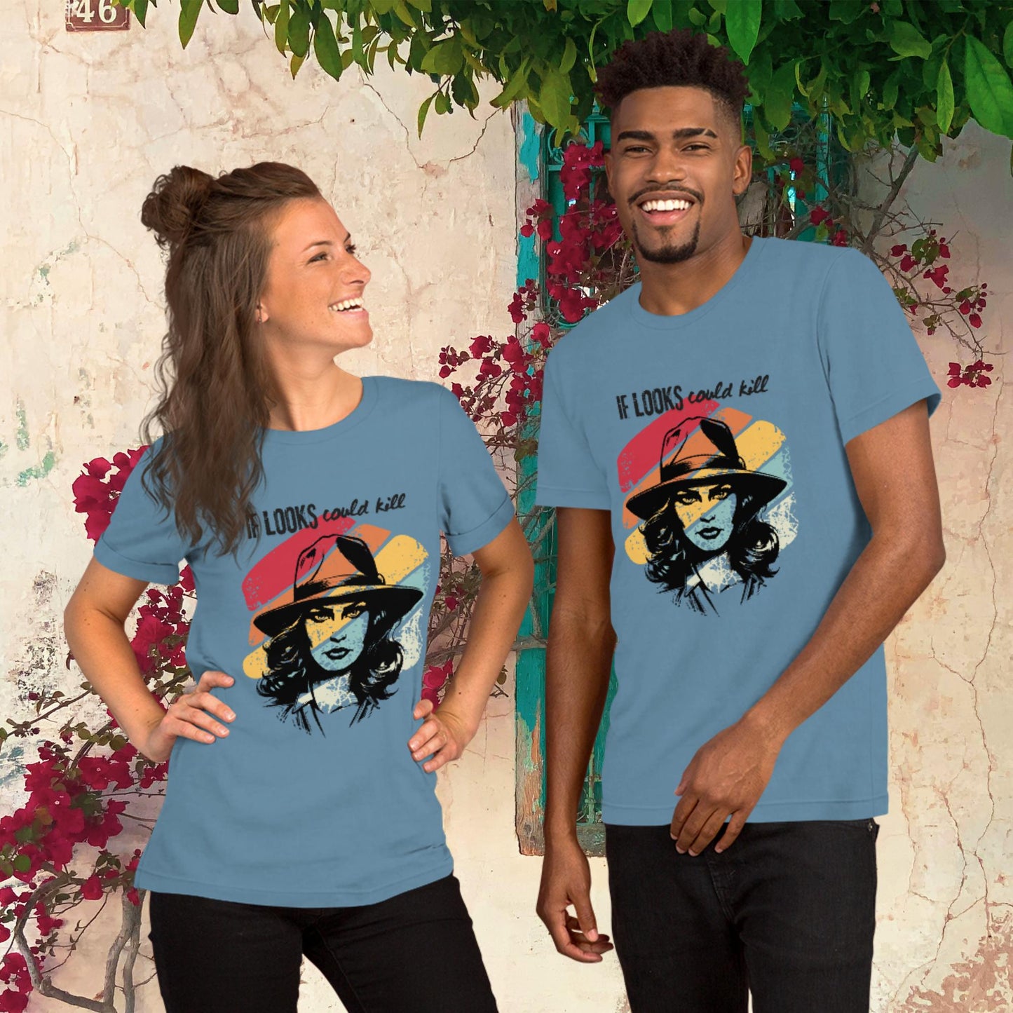 If Looks Could Kill Vintage Unisex t-shirt