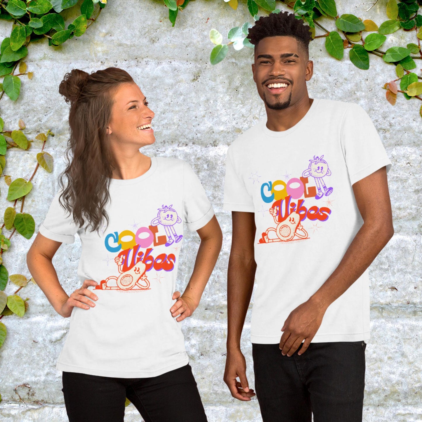 Colorful Cool Vibes Unisex t-shirt