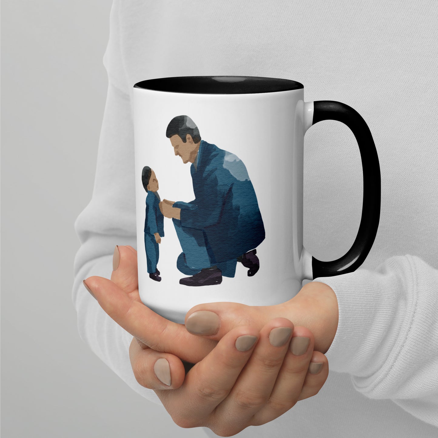 World’s Best Dad Mug With Color Inside