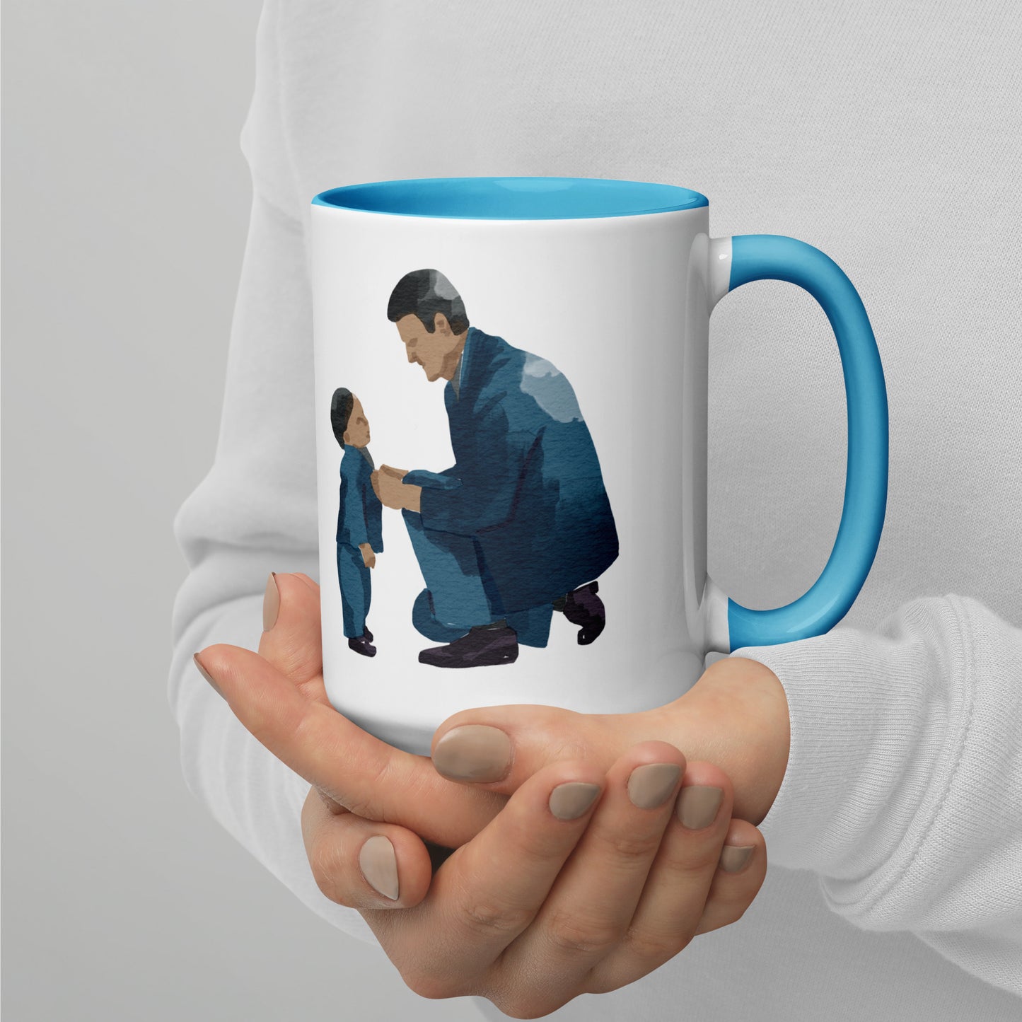 World’s Best Dad Mug With Color Inside