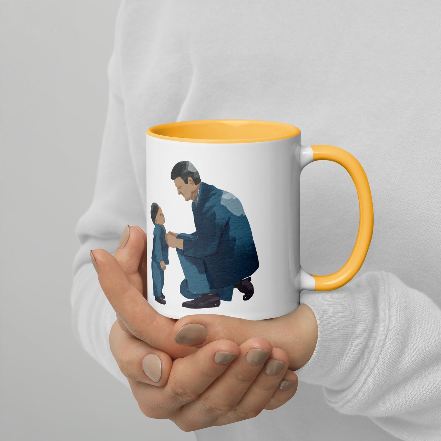 World’s Best Dad Mug With Color Inside