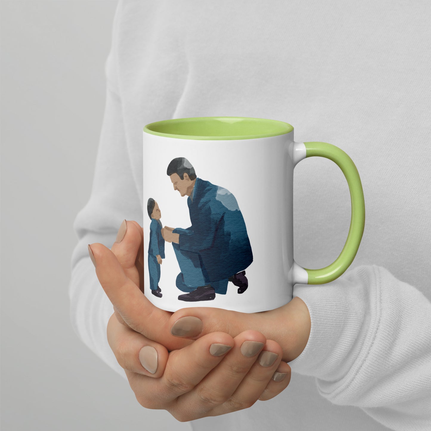 World’s Best Dad Mug With Color Inside