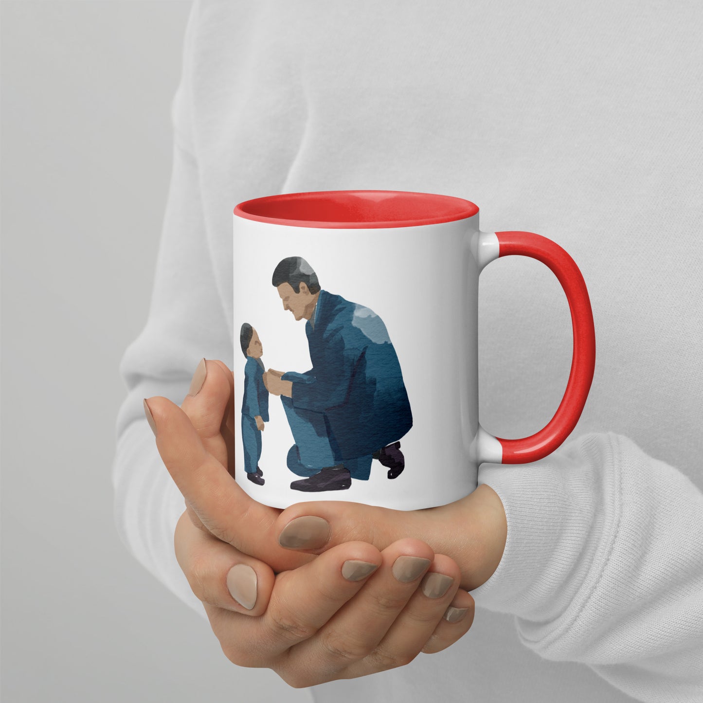 World’s Best Dad Mug With Color Inside