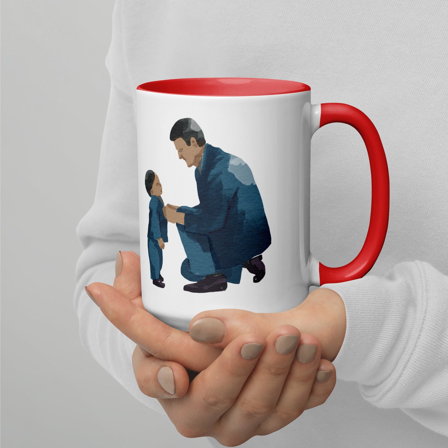 World’s Best Dad Mug With Color Inside