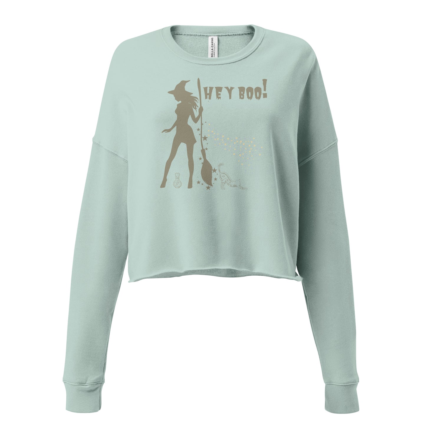 Sexy Witch Hey Boo! Crop Sweatshirt