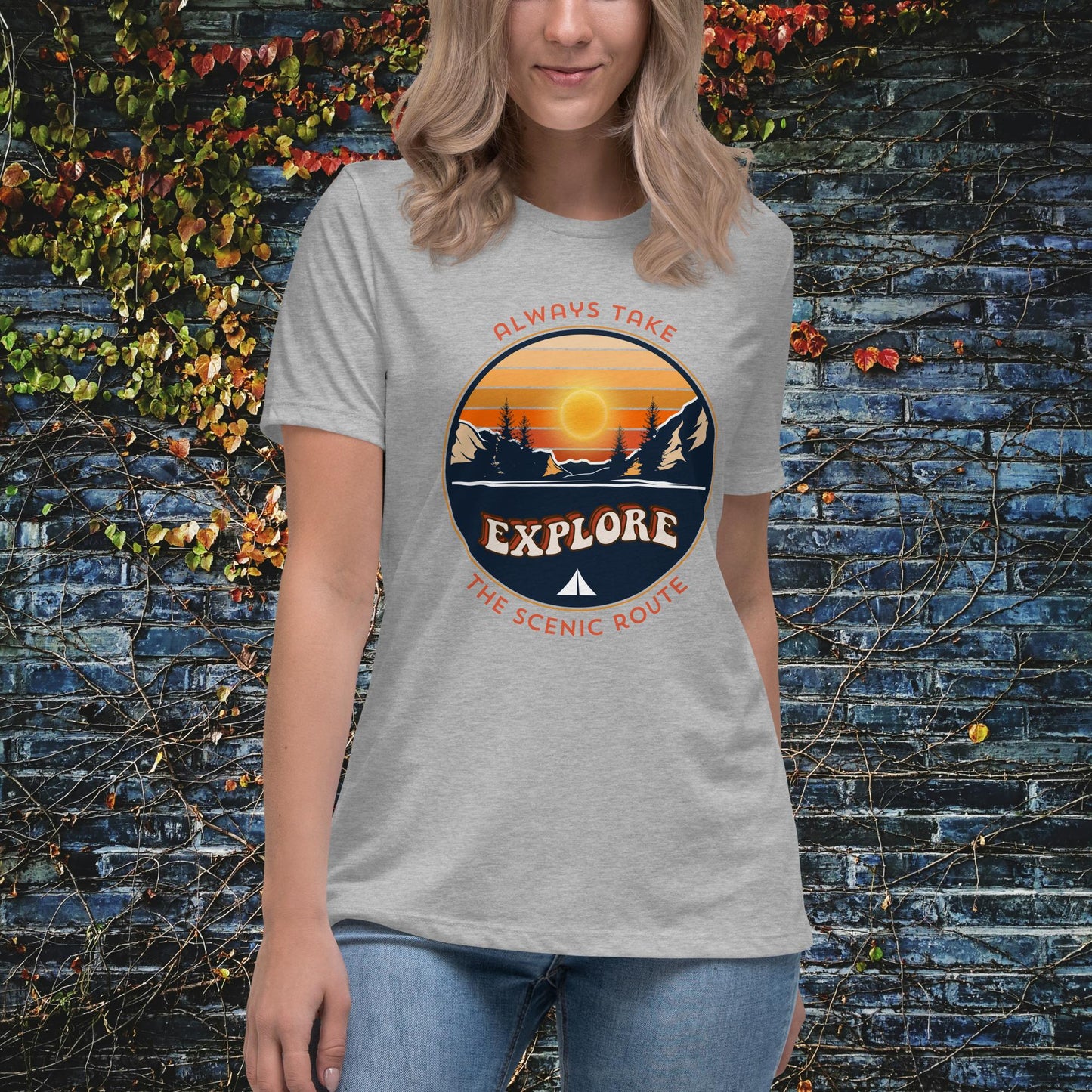 Always Take The Scenic Route Women’s Relaxed T-Shirt