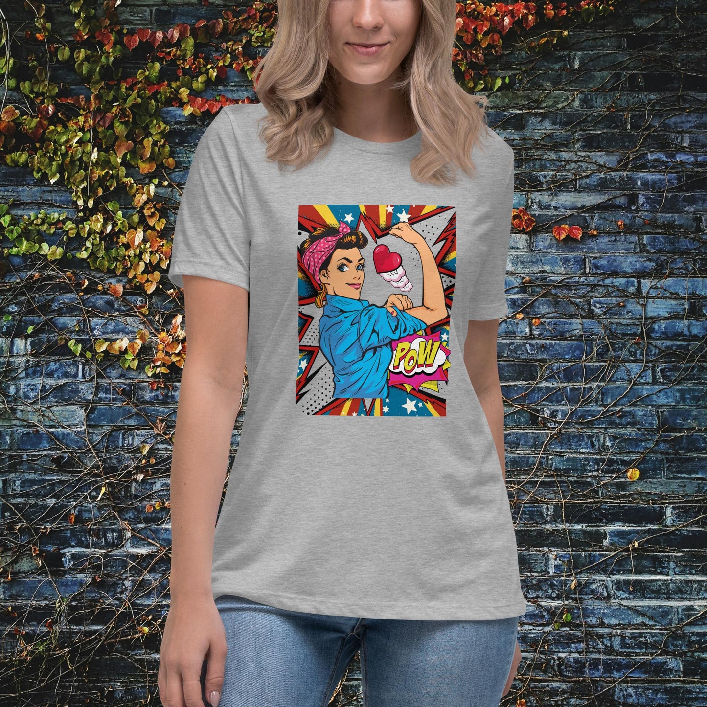 I'm A Strong Woman Pop Art Women's Relaxed T-Shirt