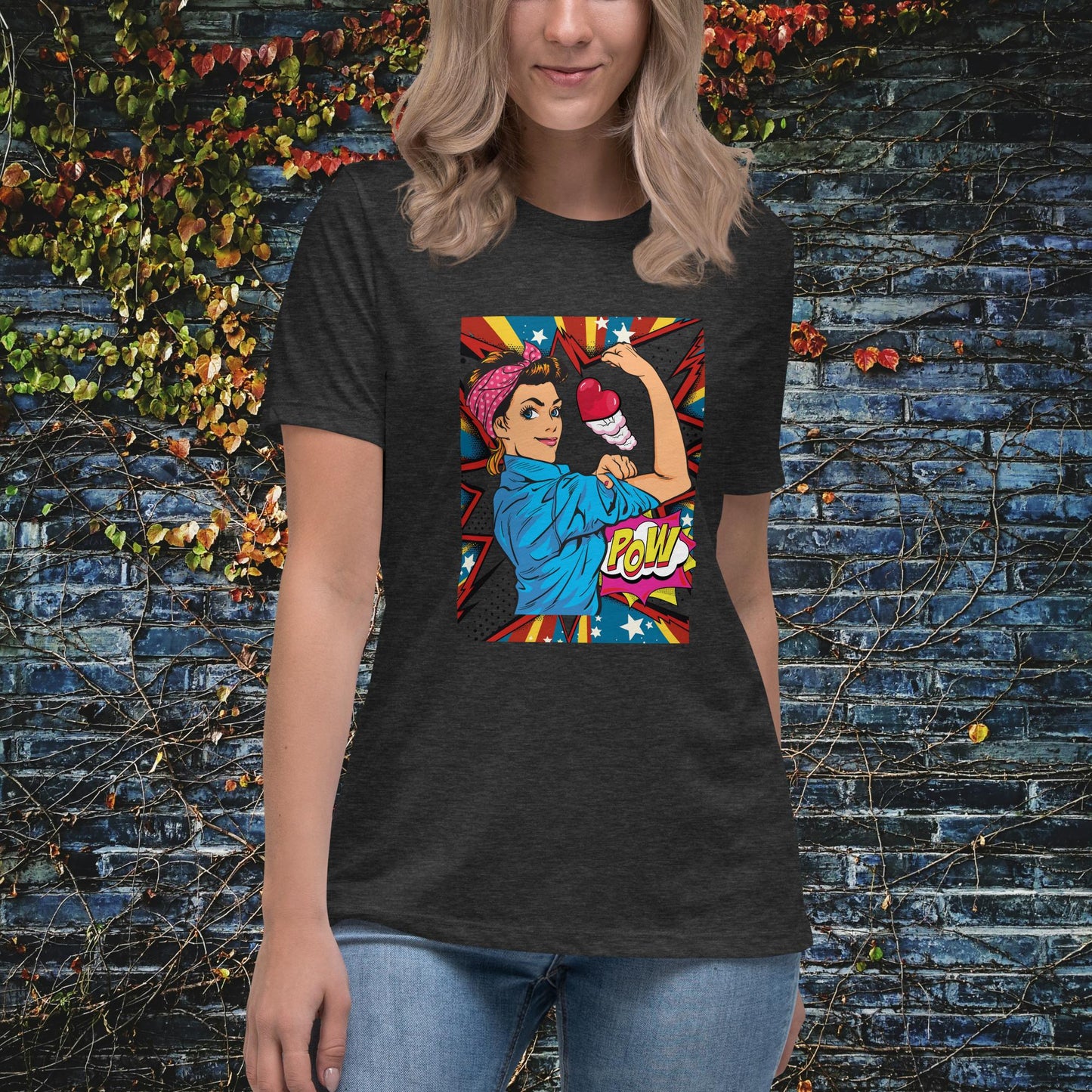 I'm A Strong Woman Pop Art Women's Relaxed T-Shirt