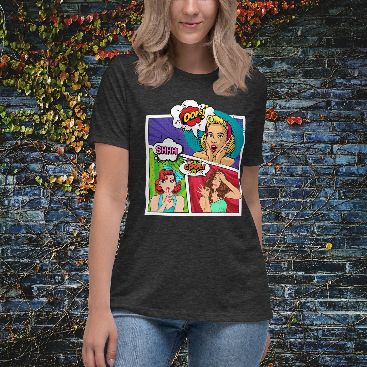 Women Pop Art Women's Relaxed T-Shirt