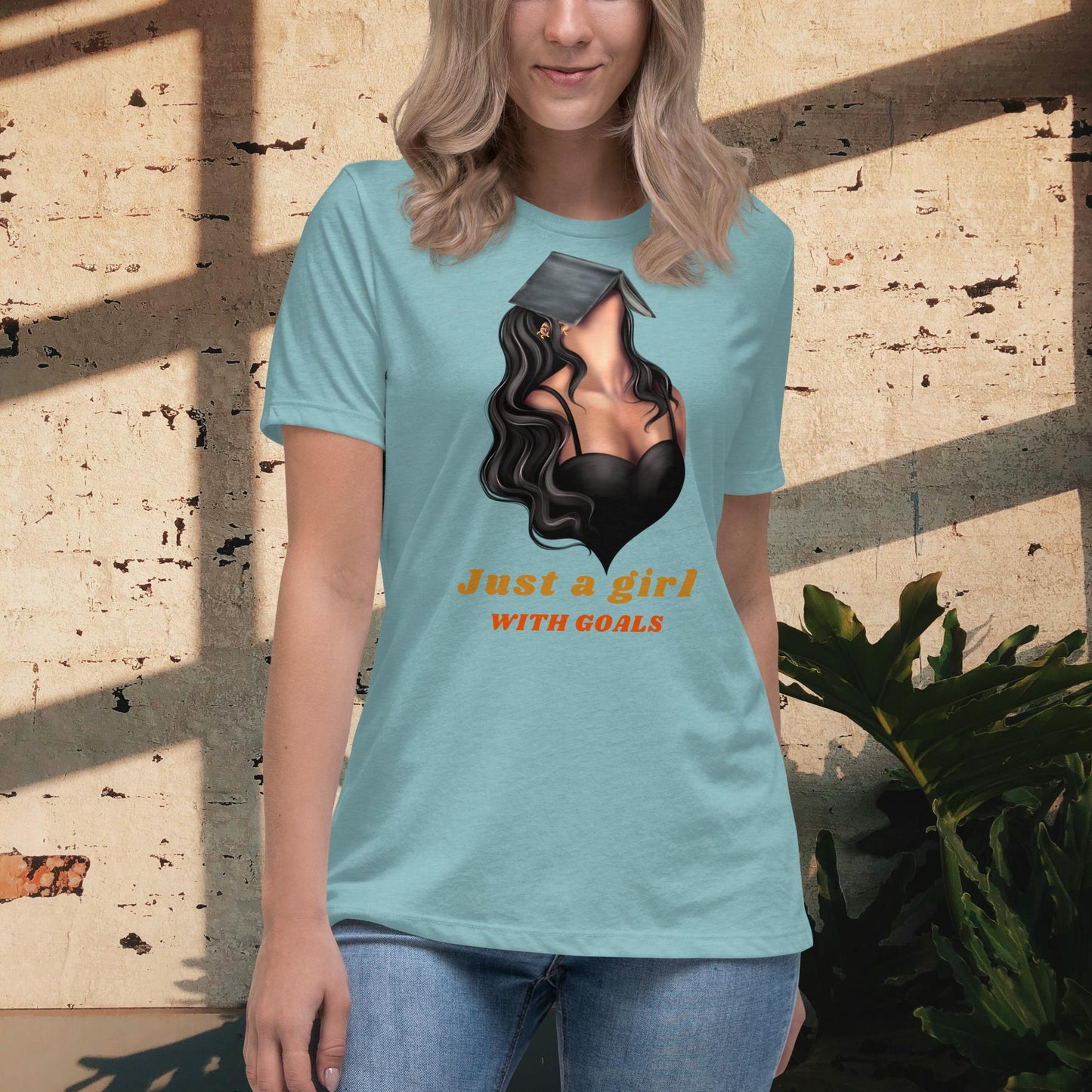 Just A Girl With Goals Women's Relaxed T-Shirt