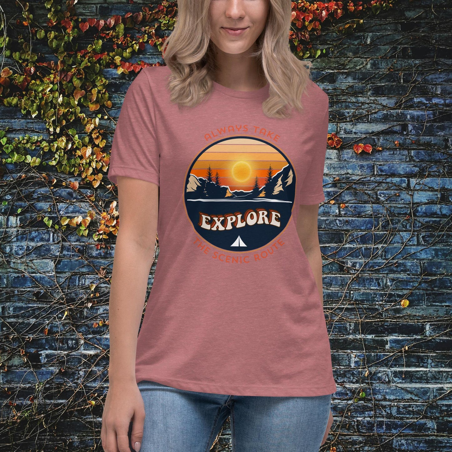 Always Take The Scenic Route Women’s Relaxed T-Shirt