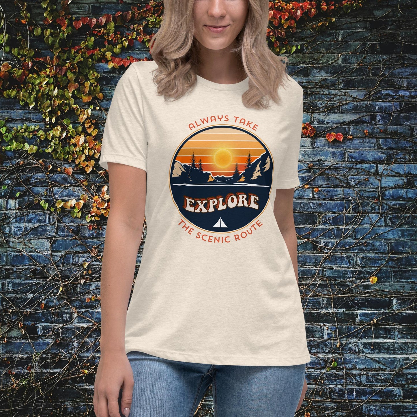 Always Take The Scenic Route Women’s Relaxed T-Shirt