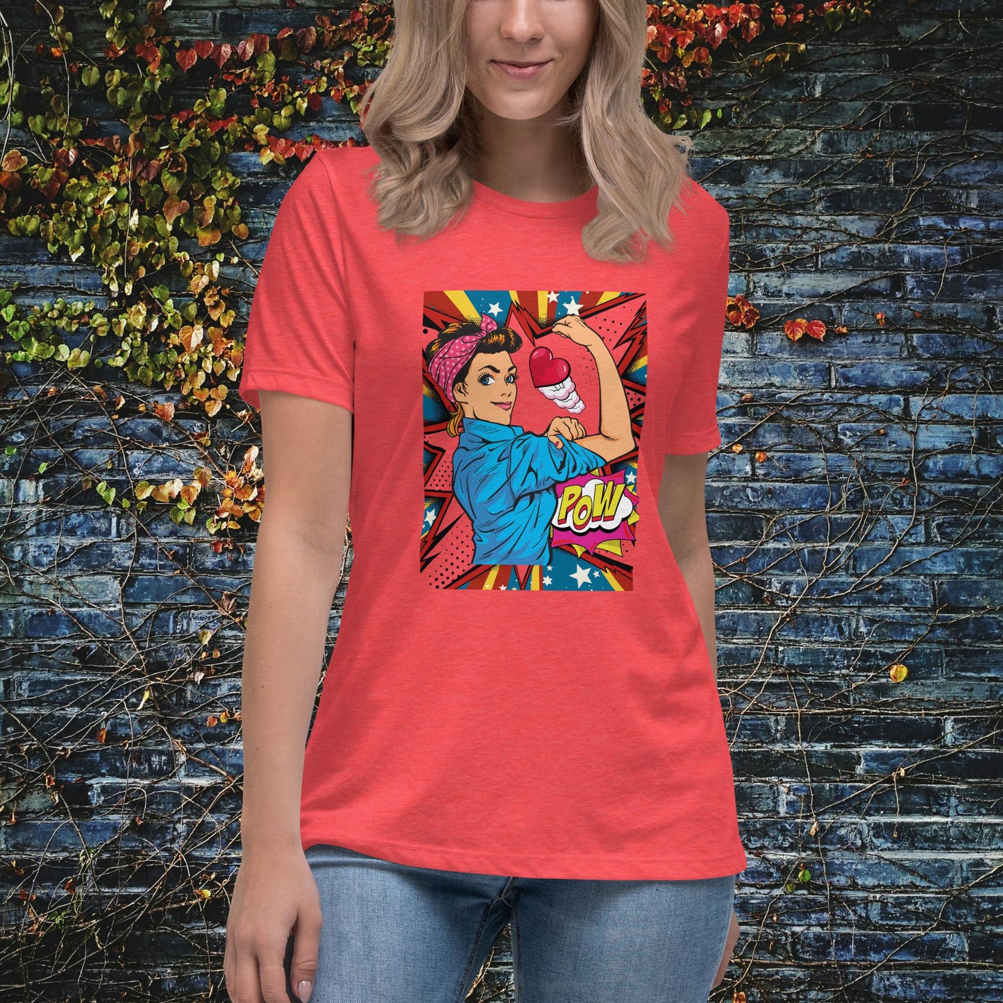 I'm A Strong Woman Pop Art Women's Relaxed T-Shirt