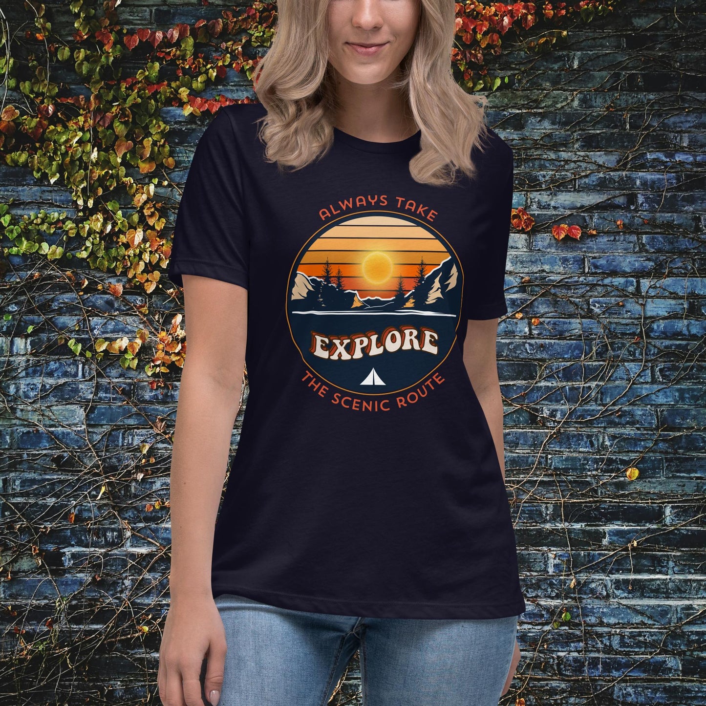 Always Take The Scenic Route Women’s Relaxed T-Shirt